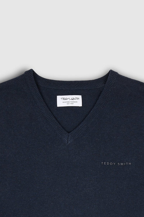 Pull col montant zippé en coton mélangé Bleu Paul smith - Homme | Place des Tendances